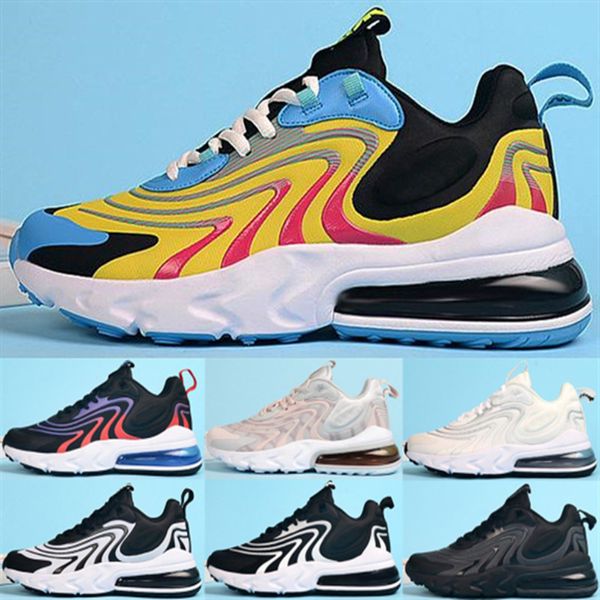 

2020 react eng airs running shoes metallic gold bleached coral dusk men women trainers designer sports sneakers zapatos 36-45, White;red