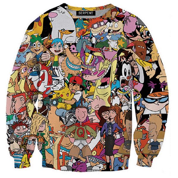 

2016 s-3xlcreative 3d print cartoon hoodies men hoodie sweatshirt pullover fashion men sportswear casual sportsman wear moletom, Black