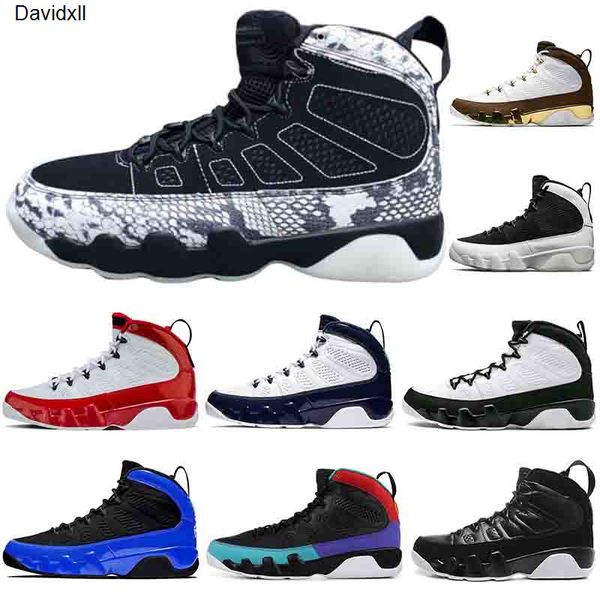 

2020 new basketball shoes 9s mens womens 9 og space jam release black white bred snakeskin designer trainers sneakers
