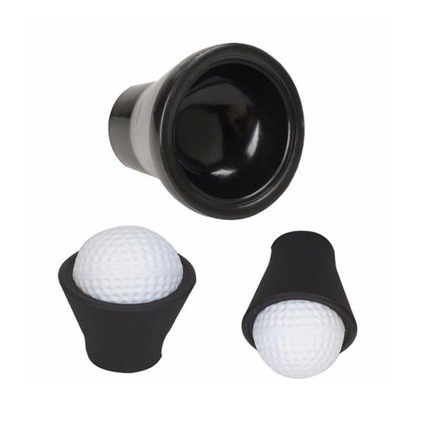 

lightweight plastic golf tee ball pick up suction cup picker for caddy sucker retriever putter grip xyvuw