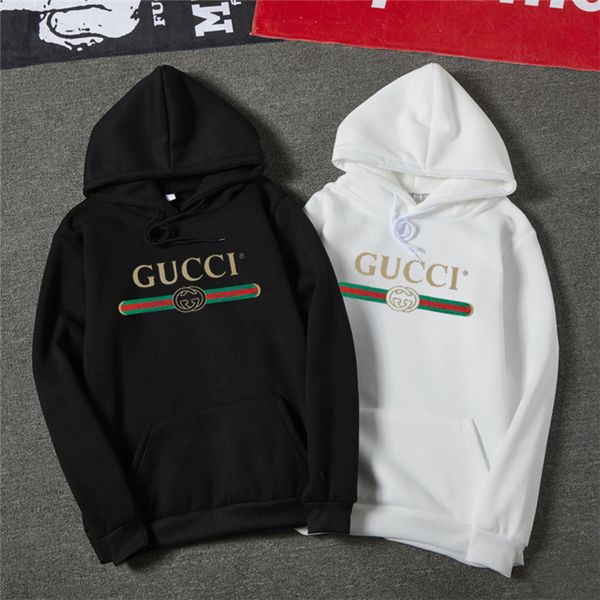 

19ss европа размыта париж толстовка франция мода черного felpa фуфайка печать мужчины женщины с капюшоном wm01, Black