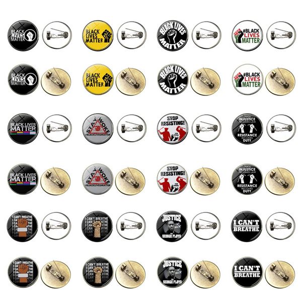 

new black lives matter badge i can't breathe brooch fashion breast pin party small gift t9i00412