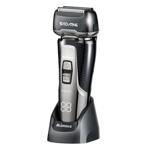

electric shaver floating 3d body washable smart lcd display men's fast charge reciprocating shaving machine