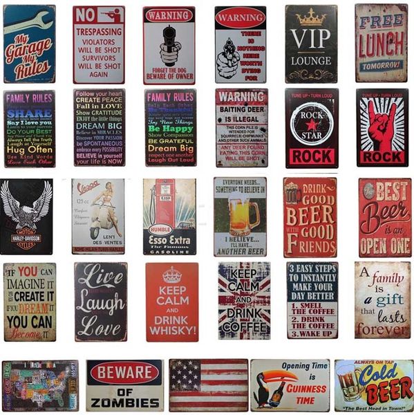 

metal painting tin signs collection wall art retrotin sign old wall metal painting art bar man cave pub restaurant home decoration an2480