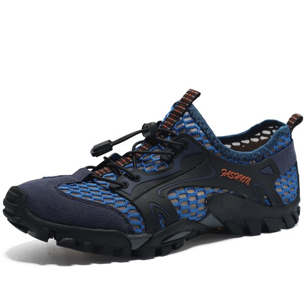 

men mesh hiking shoes 2020 professional non-slip durable trekking sports shoes male hiking wading men sneakers trainers