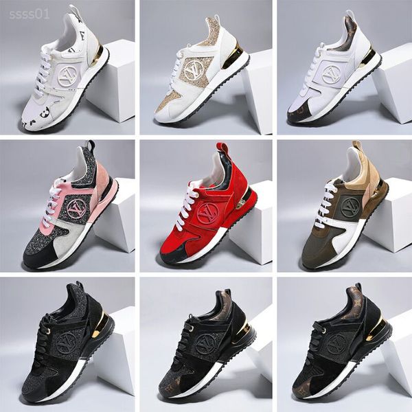 

mens shoes sneakers trainers shoes running shoe for men womens runners flats genuine leather leisure and racer luxury, Black