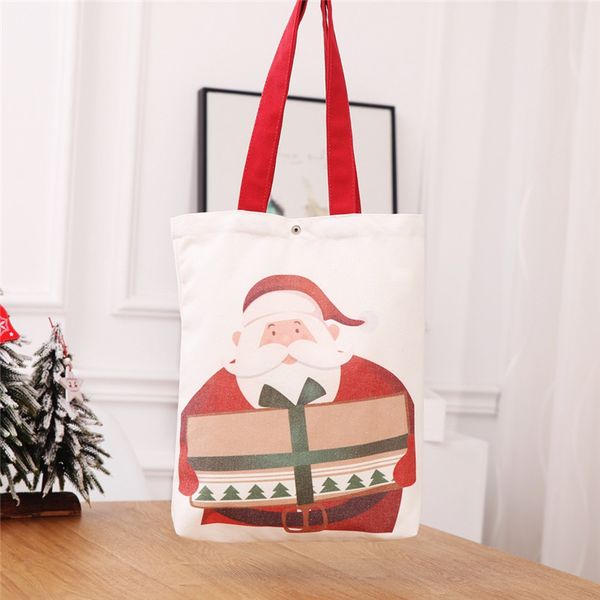 

christmas santa claus gift bag tote bag gift backpack festival party gifts handbag christmas decoration
