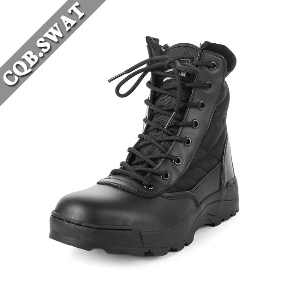 

CQB.SWAT Army Boots Mens Tactical с высококачественным ботинком на открытом воздухе Western Work Boots