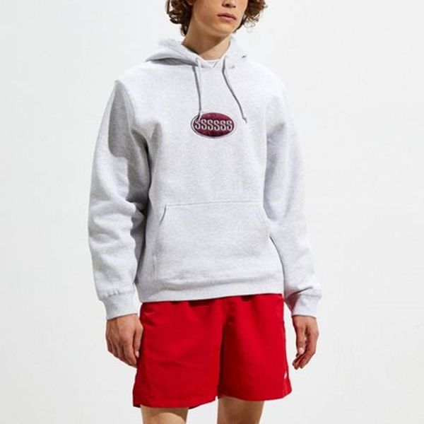 

19FW OVAL APPLIQUE Logo Embroidery Hooded Sweatshirt TU Men SSY Women Fashion Casual Pullover Street Skateboard Mens Hoodies HFLSWY316