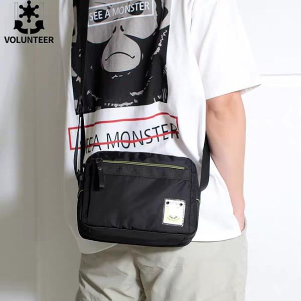 

one-shoulder cross-body bag sports leisure multi-layer nylon oxford cloth han men's bag