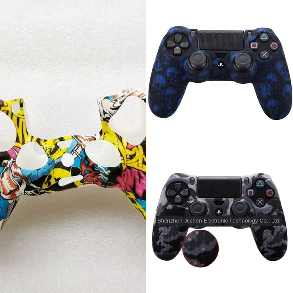 

rnhj0 withjoystick крышки случая gamepad силикона крышка для ps4 контроллера