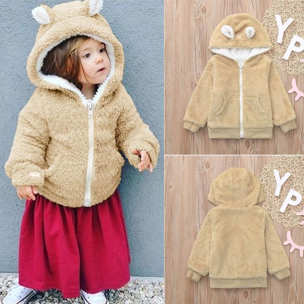 

baby girl boy clothes kids winter jacket for kids girls hoodie fur baby winter coat cute warm boy jackets girls, Blue;gray