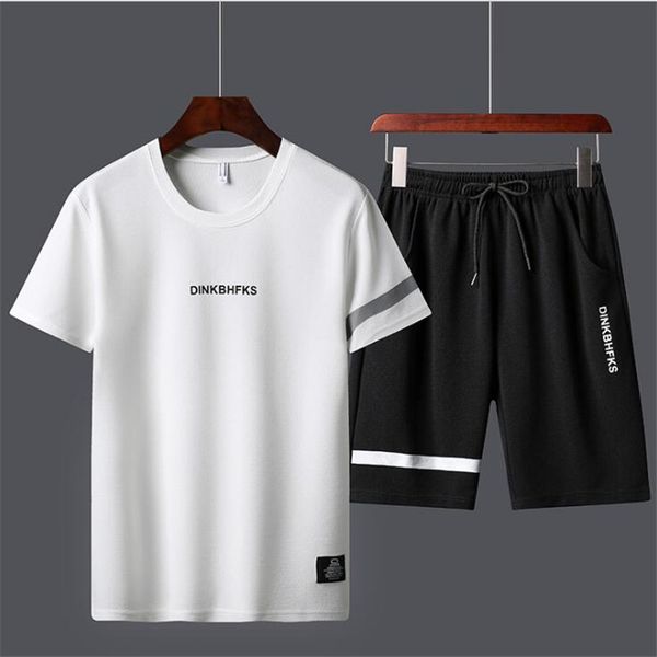 

summer men's sets sport track suits tshirts shorts sets polyester fashioin tracksuits t-shirt bermuda masculina board shorts, Gray