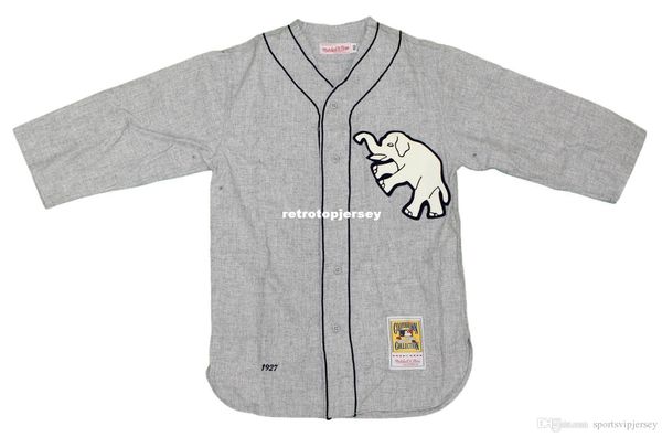 

philadelphia athletics mitchell & ness retro 1927 grey jersey, Black;blue