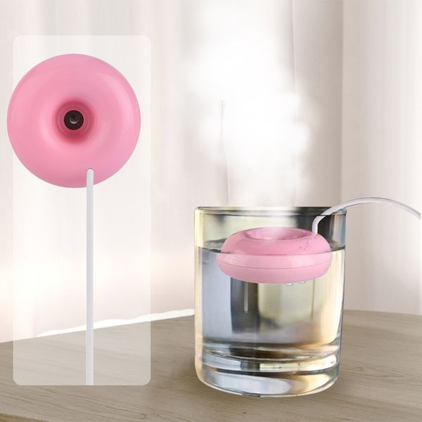 

mini portable donuts usb air humidifier purifier aroma diffuser steam safe use for home atomizer aromatherapy ing