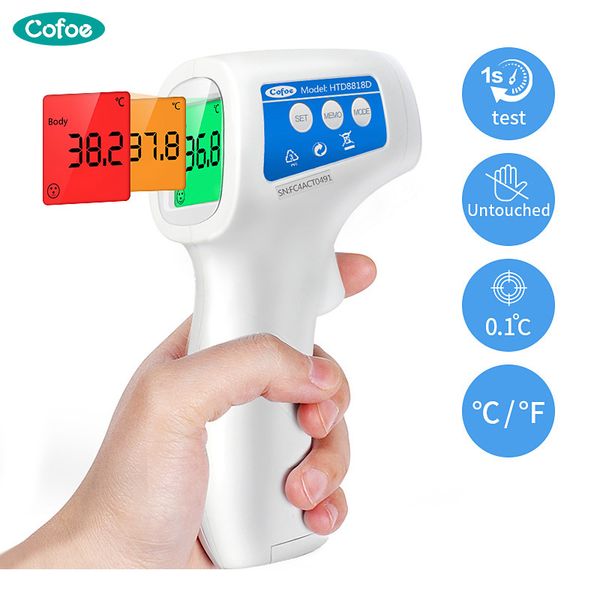 

cofoe non-contact body thermometer forehead digital infrared thermometer portable non-contact termometro baby/temperature