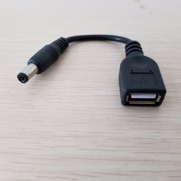 

dc 5.5mm x 2.1mm male adapter to usb type a female data extension power cable 12cm