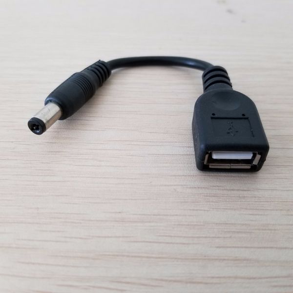 DC 5.5mm х 2.1mm Мужской адаптер к USB Type A Female данных Удлинитель 12см