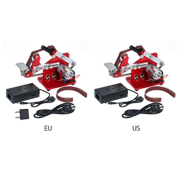 

multifunction portable diy m-775 mini belt sander machine 60w electronic micro sander polisher table polishing sanding machine