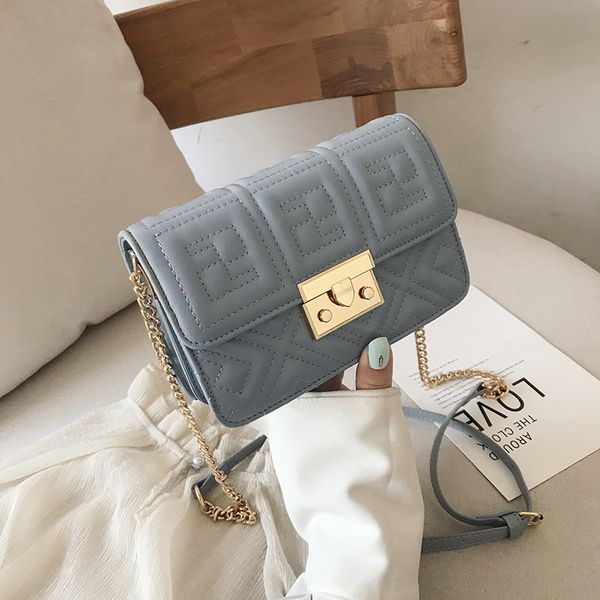 

women's bag 2019 new style summer shoulder bag shoulder handbag chain square sling