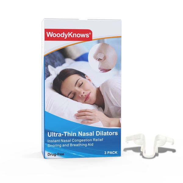 

woodyknows ultra-thin nasal dilators nasal breathing aid anti snoring nose vents