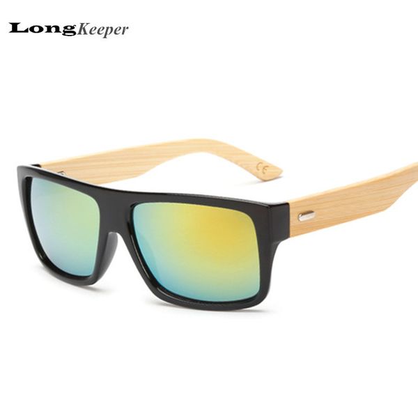 

bamboo sunglasses men wooden goggles women brand original wood sun glasses big size eyewares oculos k1523, White;black