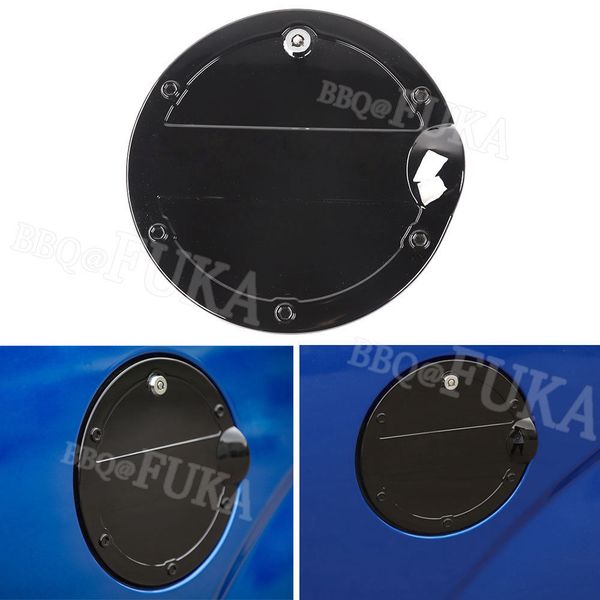 

abs auto gas fuel tank oil box cover cap with lock for f150 2015-2017 black