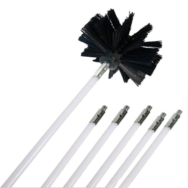 

vents, chimney cleaning brushes, 9 ductile tubes, can be used with electric dril