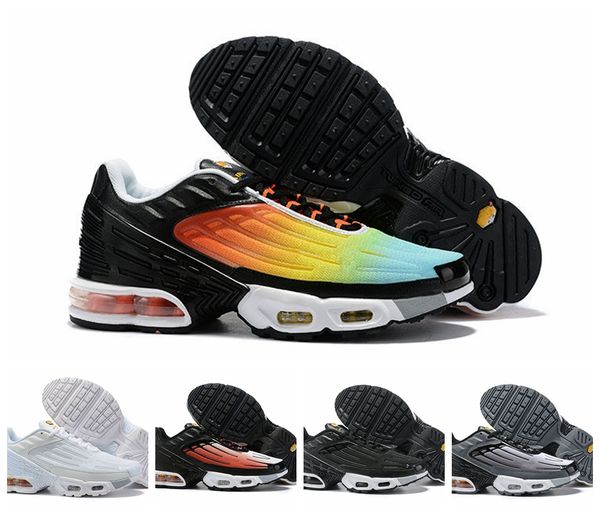 

designs 2019 plus tn iii 3 sports shoes men women chaussures tuned air black white original tn ultra trainers luxury jogging og sneakers