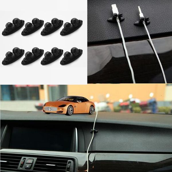 

wire car fixer usb cord cable fixed clamp charging holder adhesive auto charger line clasp tie wire clip wh