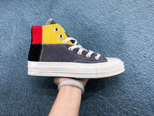 

offspring x converse 70s corduroy rainbow all stars shoes chuck 1970s canvas women men designer casual running casual sneakers 35-44