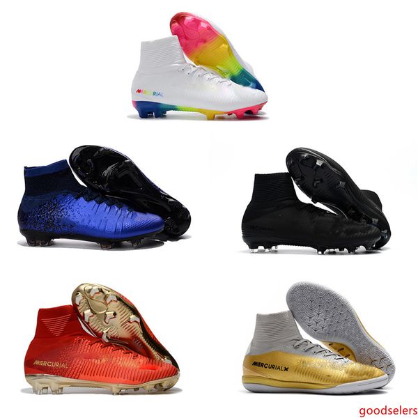 

mens mercurial superfly superflyx vi elite cr7 ronaldo exclusive fg 11 high soccer cleats shoes football boots futbol