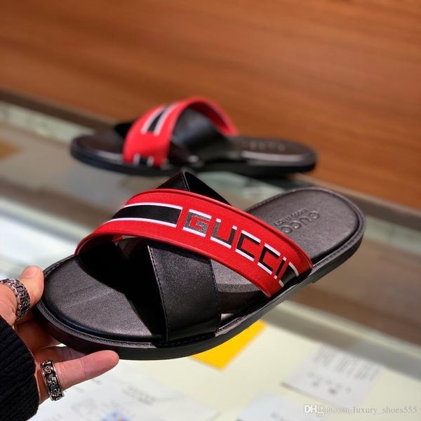 

2020 latest leather casual slippers men's casual shoes fashion trend comfortable shoe size 38-45 type 39745400624a