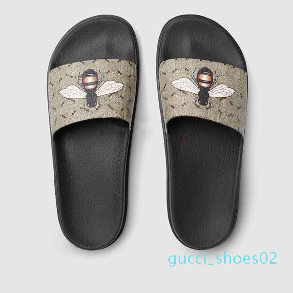 

luxury slide summer fashion wide flat slippery with thick sandals slipper men women sandals designer shoes flip flops slipper 36-45 g02, Black