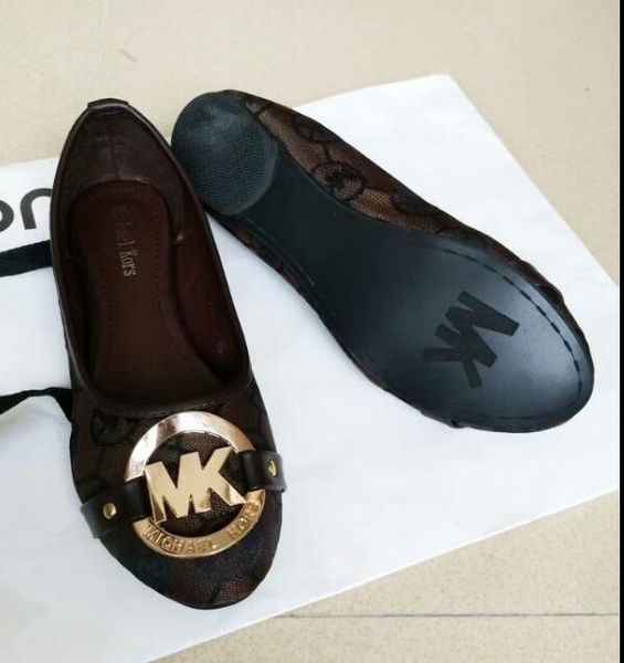

2019 women single mkmshoes fashion luxury round head designershoes brand moccasins flat casual ccshoes size 35~42, Black