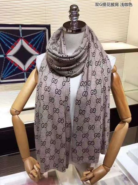 

fashion lady elegant winter boutique knitting cashmere scarf fashion designer new technology soft smooth very comfortable scarf cape size, Blue;gray