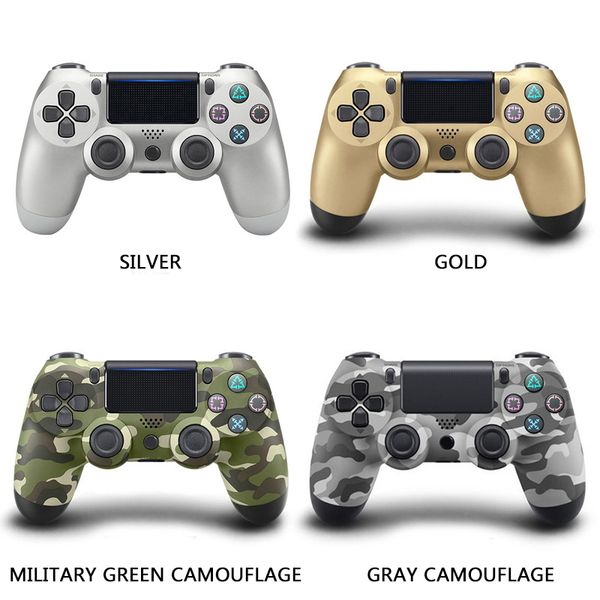 

Wirele gamepad controller for p 4 game con ole bluetooth gamepad for play tation 4 dual hock d 4 joy tick with logo retail box