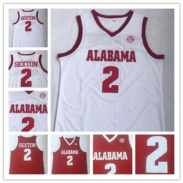 

Mens Collin 2 Sexton Alabama Crimson Tide College Basketball Stitched Basketball Wears jersey University Shirt Stitched jersey