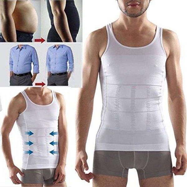 

body slim lift men's belt men vest waist abdomen tummy belly control slim waist underwear waist girdle weight loss shirts s-2xl