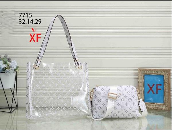 

b14 2020 новая мода мужчина женские сумки дамы pu кожа neverful плечо сумки с бумажник сумка кошелек композитный сумка женщины кошелек, Black