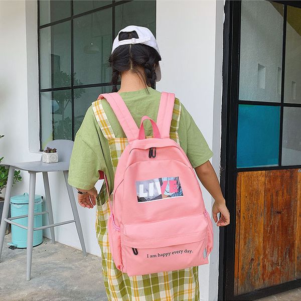 

2020 новая мода женская рюкзак рюкзак harajuku студент большой емкости школьный мешок