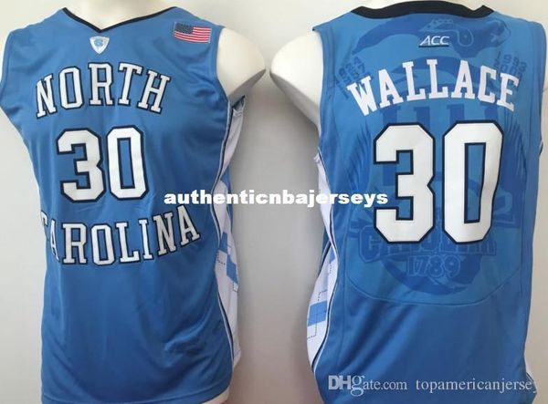 

#30 rasheed wallace north carolina tar heels men's jersey,100% stitched basketball jersey xs-6xl vest jerseys, Black;blue