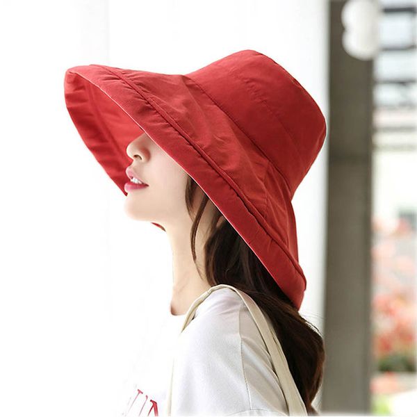 

fashion curled big wide brim sun hats women summer sun hat foldable straw hat for women anti uv fisherman cap leisure beach hats, Blue;gray