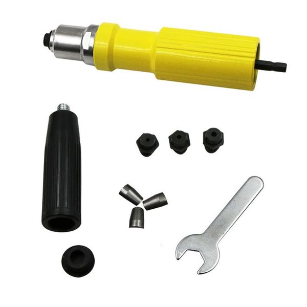 

rivet gun adapter electric reveting machine cordless drill nut riveter inserts tools