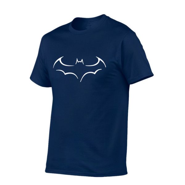 

new 2019 summer batman pattern europe and the united states new foreign trade cotton alphabet printing short-sleeved t-shirt men, White;black