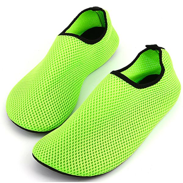 

lelinta men women air mesh breathable water sport surfing diving non slip sea beach aqua shoes swimming upstream shoes