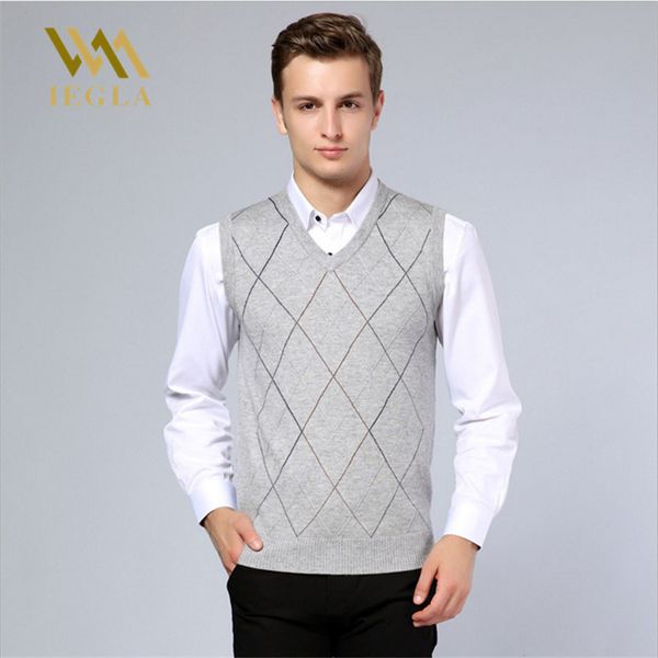 

sweater mens pullover casual cashmere jumper classic plaid stripes sleeveless sweaters men pull homme male knitwear woolen vest, White;black