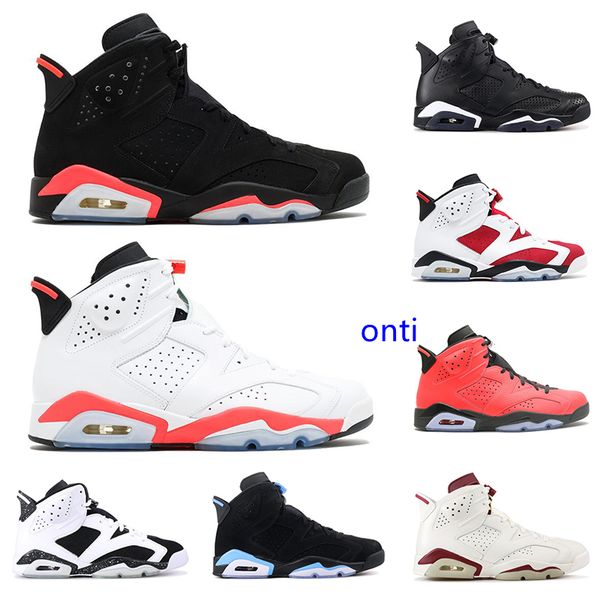 

6 6s mens basketball shoes infrared unc maroon black cat carmine oreo red men fashion trainer shoe athletics sports sneakers ing