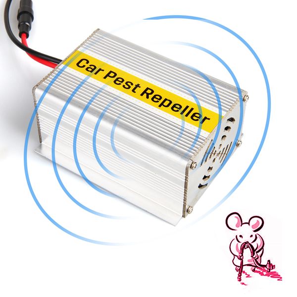

1x ultrasonic car-styling pest mouse mice rat repeller cat dog rodent bug deterrent mole electronic control traps repellent