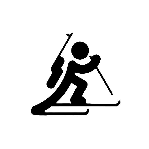 

13.2*12.1cm ski sports girl decor funny car window bumper novelty jdm drift vinyl decal sticker car accessories